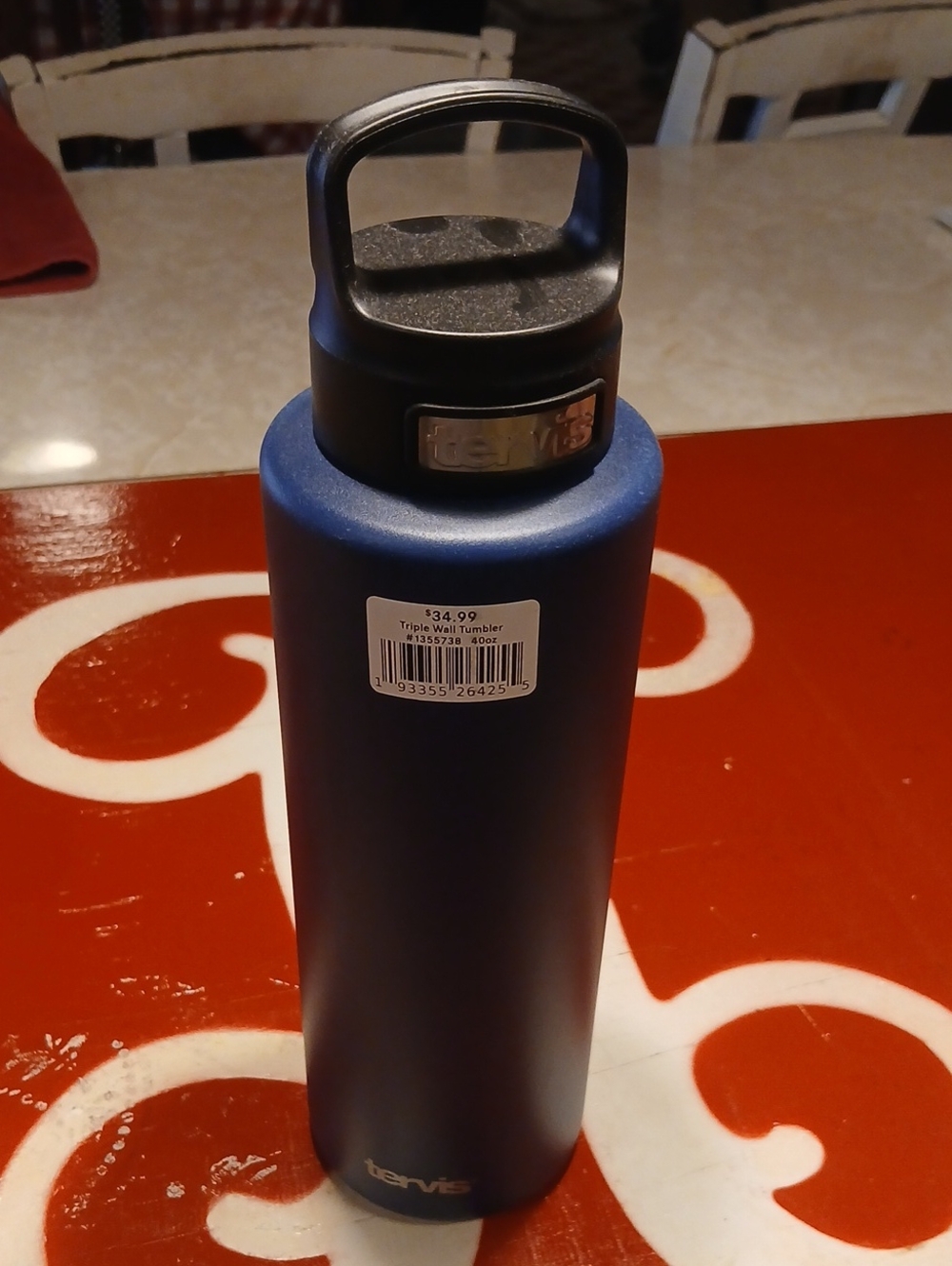 Tervis Blue Stainless Steel Tumbler with Carry Handle